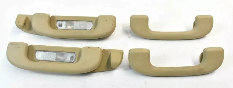 06-12 Mercedes X164 GL550 ML350 R500 Roof Grab Handle Set Brown 1648100554 OEM