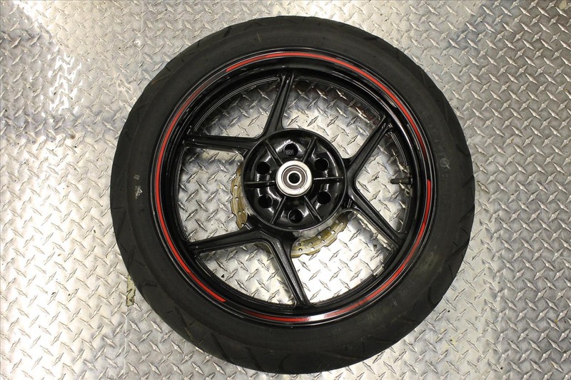 2011 KAWASAKI EX 250 J NINJA REAR WHEEL RIM TIRE WITH BRAKE ROTOR OEM EX250 11