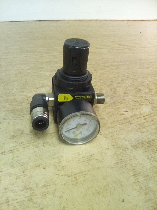 Asco Joucomatic 342 25 006 Air Pressure Regulator W/ PSI Gauge 0-1.6