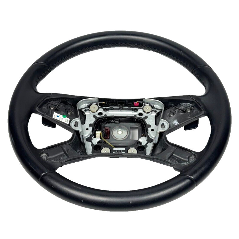 📌 2010-2013 MERCEDES E350 E550 W212 BLACK STEERING WHEEL W/ PADDLE SHIFTERS OEM