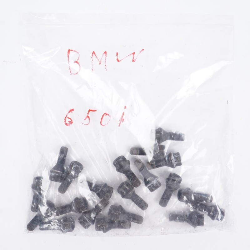 06 07 08 09 10 BMW 650i E63 WHEEL NUT LUG BOLT 20pcs OEM