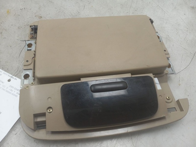 03 04 05 06 LEXUS GX470 REAR ROOF DISPLAY TAN 86680-60040
