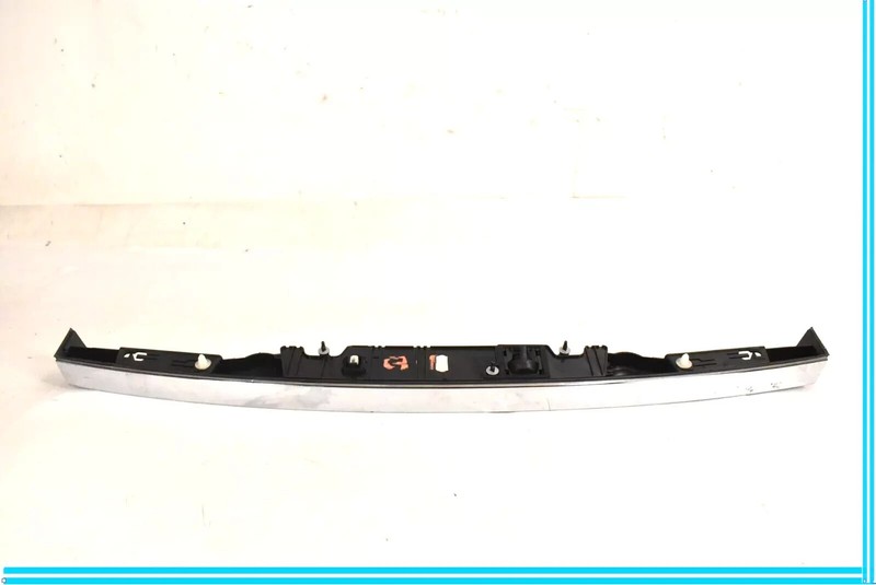 09-12 BMW 740Li F02 Rear Trunk Lid Chrome Handle Grip Lamp Molding 7200035 OEM