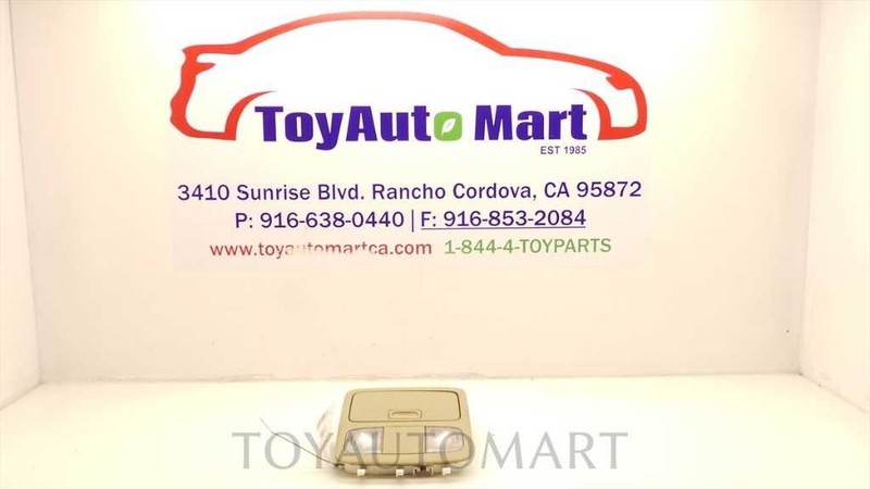 99 00 01 02 03 CAMRY TAN FRONT DOMELAMP