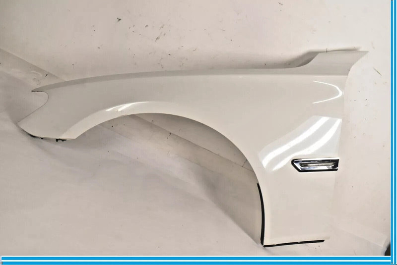 09-15 BMW 750Li 740Li F01 Front Left Driver Side Fender Shell Cover White OEM