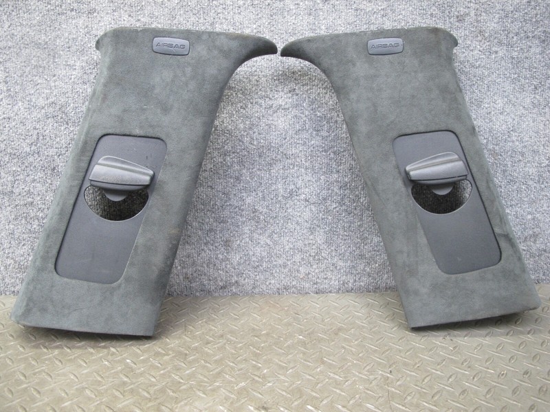 2003-2010 PORSCHE CAYENNE 957 REAR RIGHT & LEFT SIDE PILLAR TRIM COVER PANEL SET
