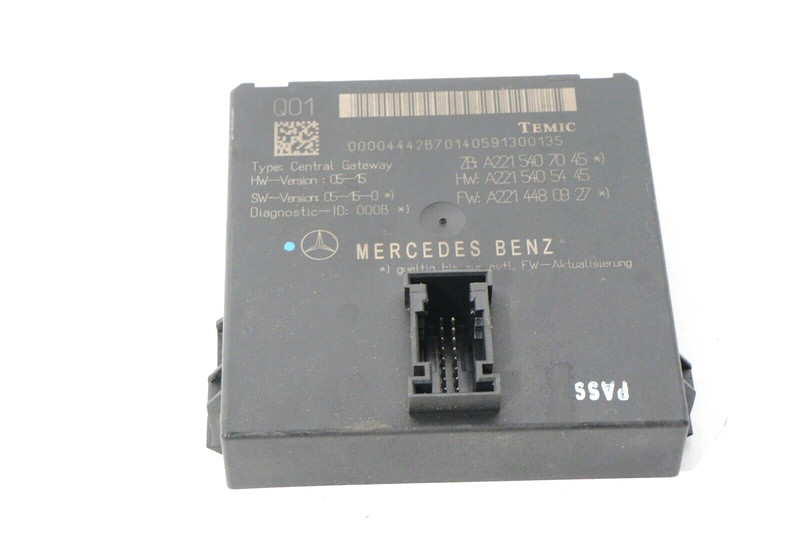 07 08 09 MERCEDES-BENZ S550 W221 GATEWAY CONTROL MODULE COMPUTER OEM