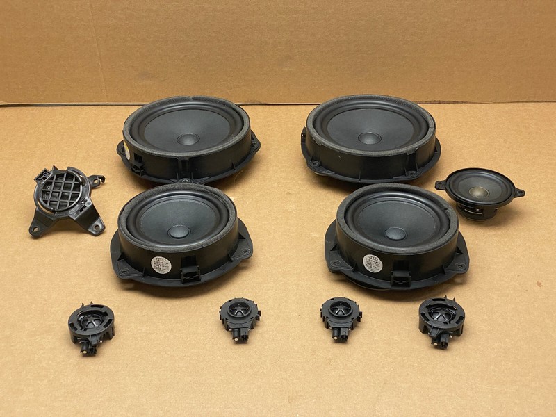 2022-2024 AUDI A3 AUDIO SOUND SUBWOOFER TWEETER SPEAKER SET OEM LOT755