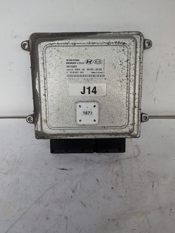 2006 HYUNDAI SONATA 2.4L ELECTRONIC ENGINE COMPUTER MODULE ECU 39100-25130 06 08