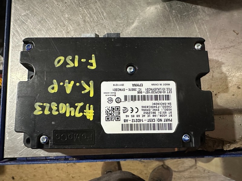 11-14 FORD F150 & MKZ OEM COMMUNICATION SYNC VOICE RECOGNITION MODULE COMPUTER
