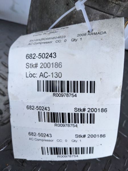 AC Compressor Thru 8/10 Fits 07-11 TITAN 978754