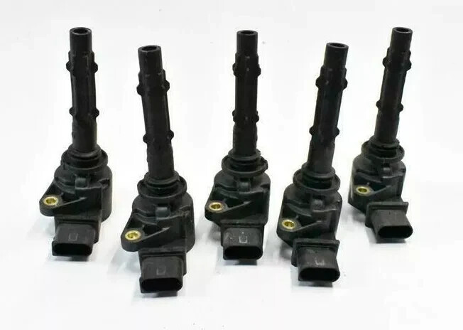 05-13 Mercedes W221 S400 E350 SLK350 M272 Ignition Coil Set of 5 0001502780 OEM