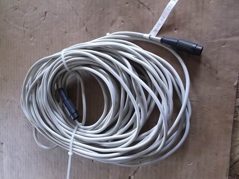 Approx 64' Auxiliary to Synch In Cord w/ 2-Male 6 Prong Ends *FREE SHIPPING*