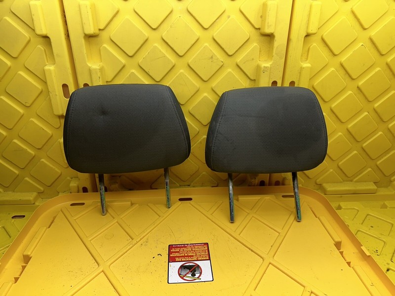 2006-2008 Honda Ridgeline Front Seat Head Rest Cloth Set of 2 Gray OEM