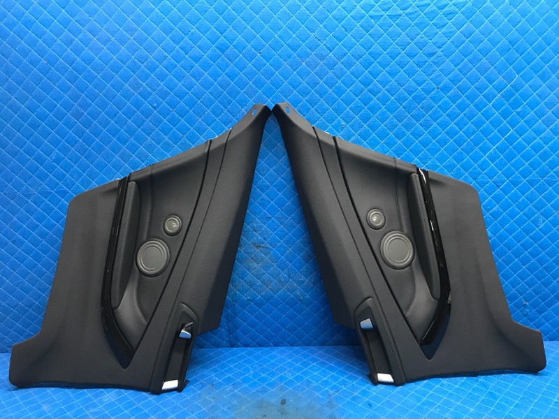 2015 BMW 435i REAR LEFT DRIVER RIGHT PASSENGER DOOR COVER PANEL TRIM PAIR OEM