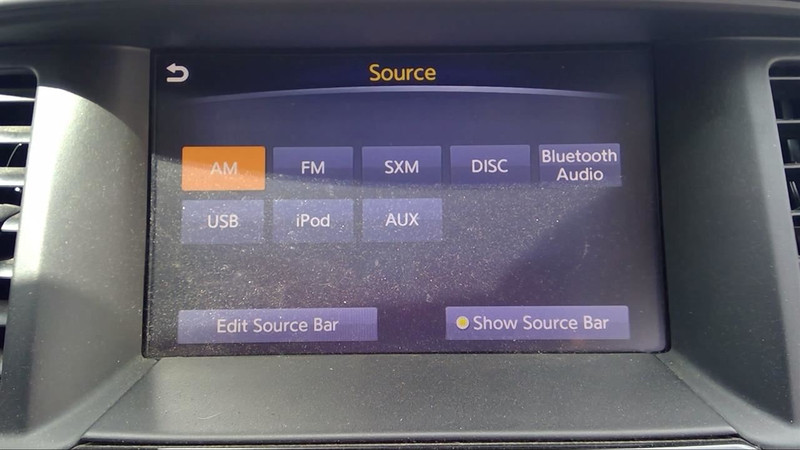 2019-2020 Nissan Pathfinder QX60 Radio Stereo HUD Display Screen NON-NAV Oem