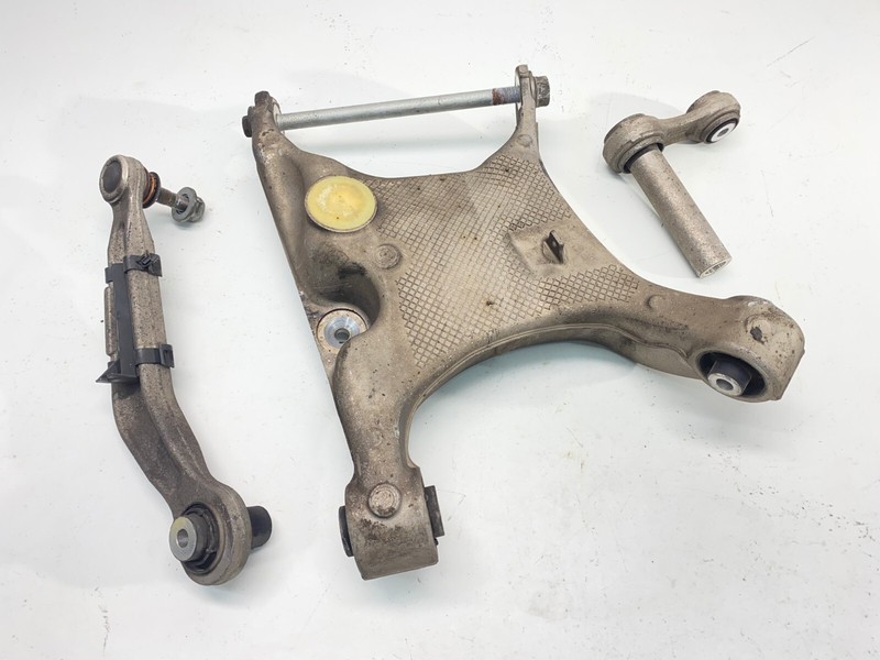 06-10 BMW E60 E63 M5 M6 Rear Left Wheel Knuckle Spindle Control Arm Set OEM✅