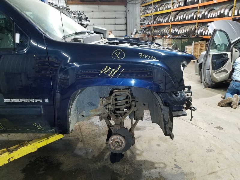 Passenger Right Fender Fits 07-14 SIERRA 2500 PICKUP 308332