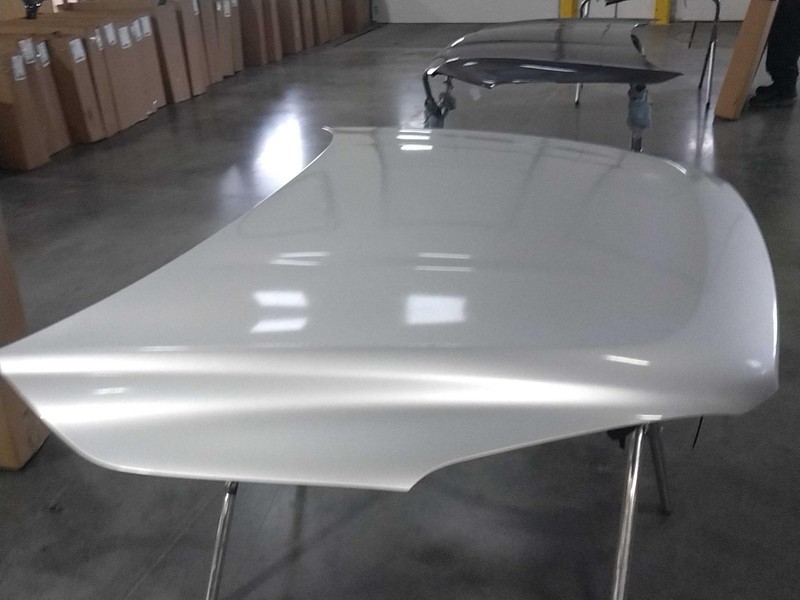 2017 VOLVO XC60 OEM Silver Hood Panel, 4DR SUV, Used, 313359002