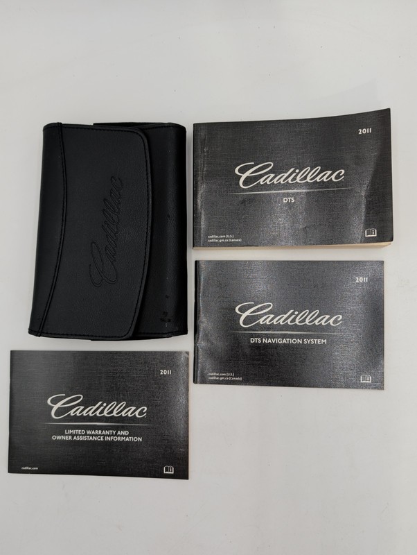 2011 Cadillac DTS Owners Manual Guide Book Set With Case FREE SHIPPING