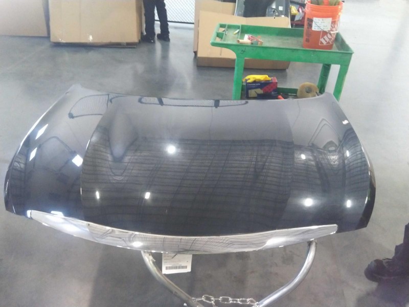 2014 Hyundai Sonata OEM Hood Panel Blue - Good Condition, No Rust, Small Ding