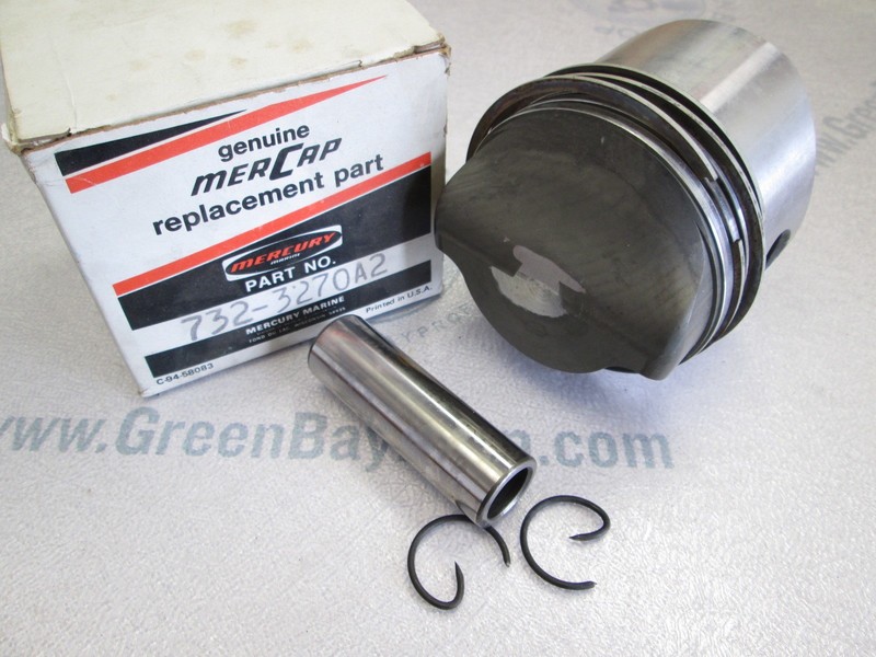 732-3270A 2 3270A4 Fits Mercury Outboard Piston & Pin Assy 1000, 100HP