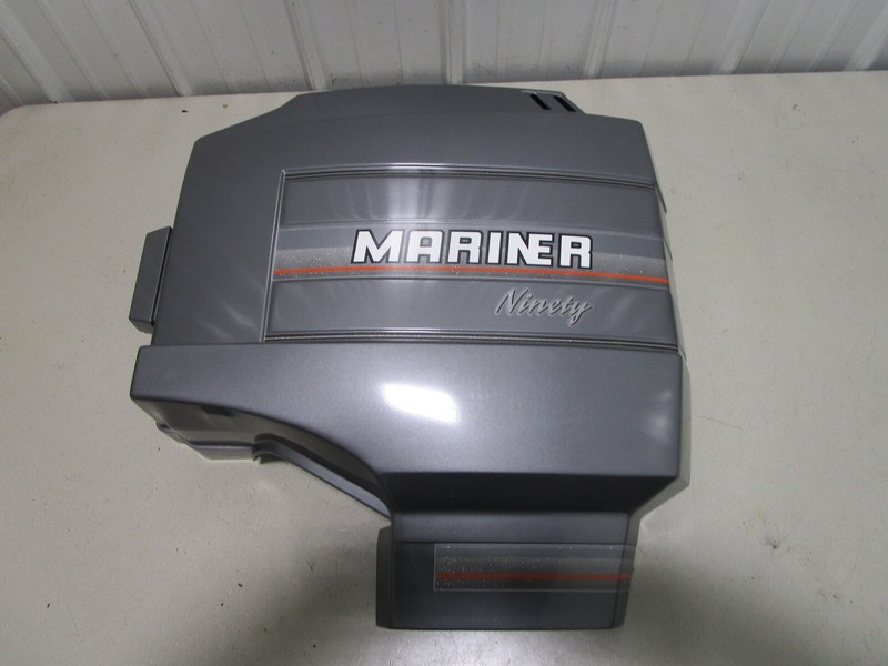 2188-9006A34 Mercury Mariner Outboard Port Left Clam Shell Cowl Cover Silver
