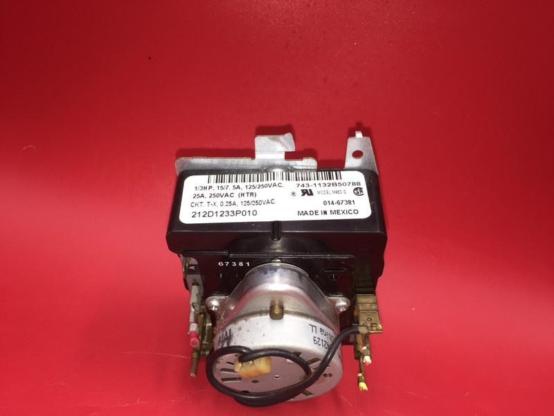 GE DRYER TIMER 212D1233P010WD-9163