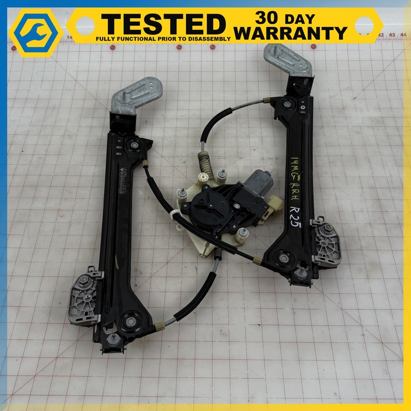 14-17 MASERATI GHIBLI REAR RIGHT SIDE DOOR WINDOW REGULATOR W/ MOTOR OEM