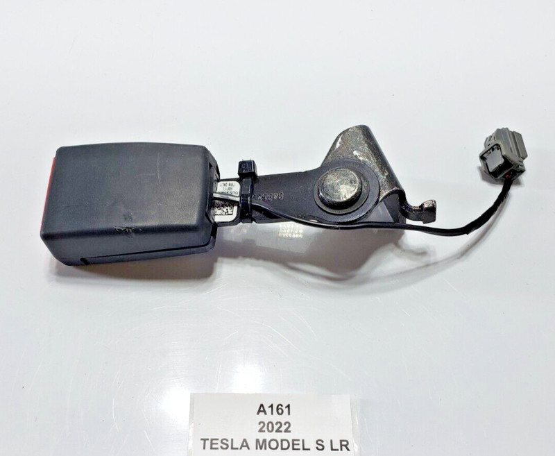 ✅ 21-23 OEM Tesla Model S Rear Left Driver Side Center Seat Belt Buckle