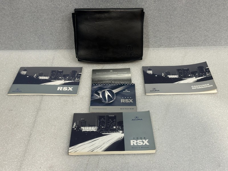 Acura RSX DC5 Owner's Manual Portfolio Guide Book Booklet 2006 06