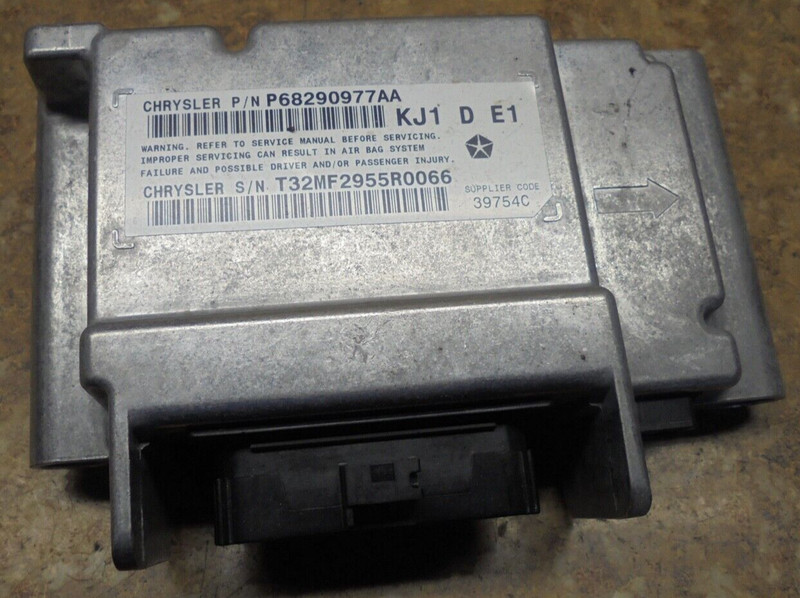 03 Jeep Liberty Sport 3.7L 3.7 Restraint System Supplemental Module Box