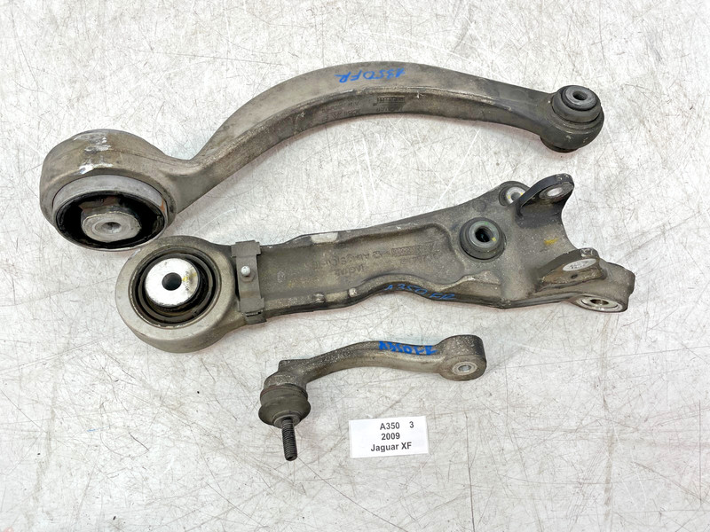 ✅ 2009-2011 OEM Jaguar XF Front Right Passenger Side Lower Control Arm SET Of 3