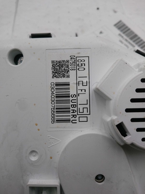 2023 Subaru XV Crosstrek Speedometer Gauge OEM White 85012FL750, 48K Miles