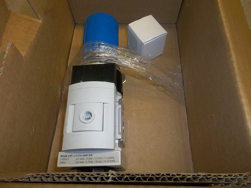 Festo MS6N-LRP-1/4 Pressure Regulator MAP-40-4-1/8 EN 162842 MS6-LRP(B)