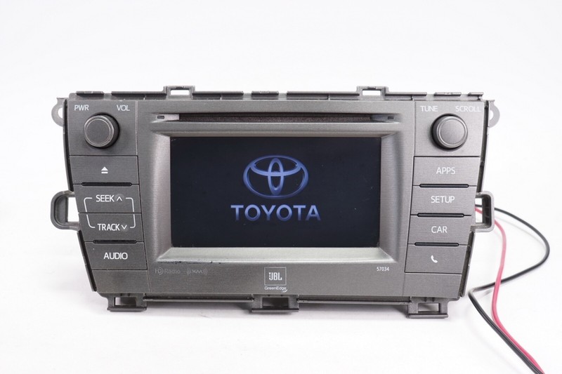 TOYOTA PRIUS Navigation Receiver Radio Head Unit AM-FM CD Player OEM 2012 - 2015