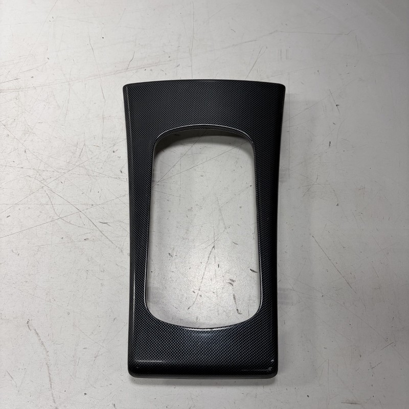 03-05 Honda Civic AT Center Console Shift Plate Carbon 77295-S5A-L01ZB OEM