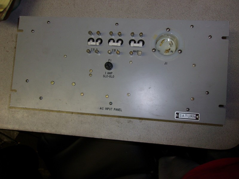 AC Input Panel Saturn 1Amp Slow-Blo *FREE SHIPPING*