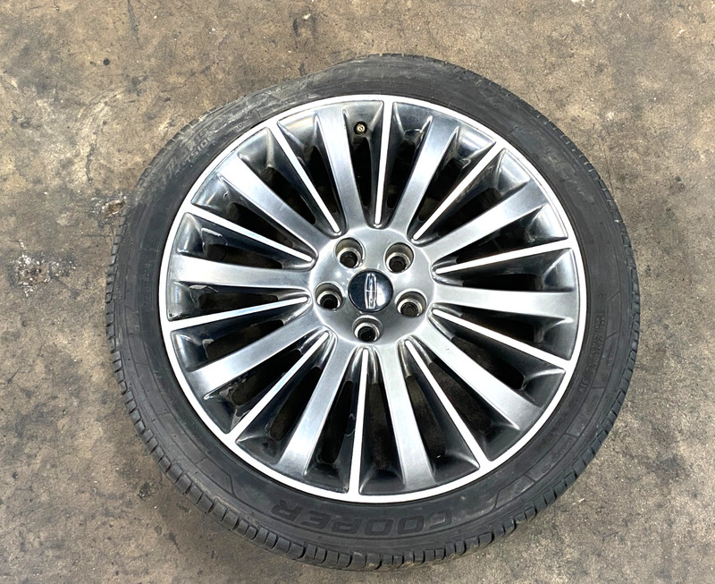 13-16 LINCOLN MKZ WHEEL RIM TIRE 19 X 8 INCH MACHINED OEM #A0.57