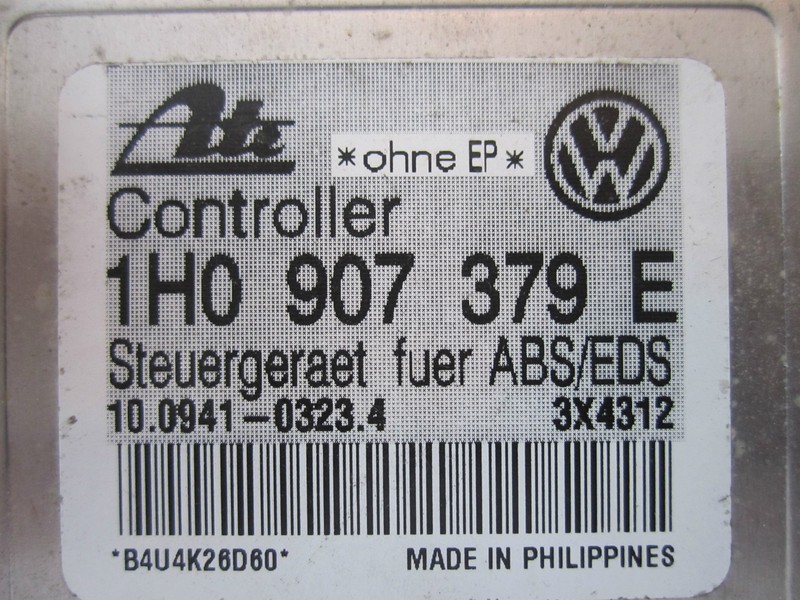 ABS ANTI LOCK BRAKE COMPUTER USED 1H0907379E for 93 94 95 VW GOLF JETTA PASSAT