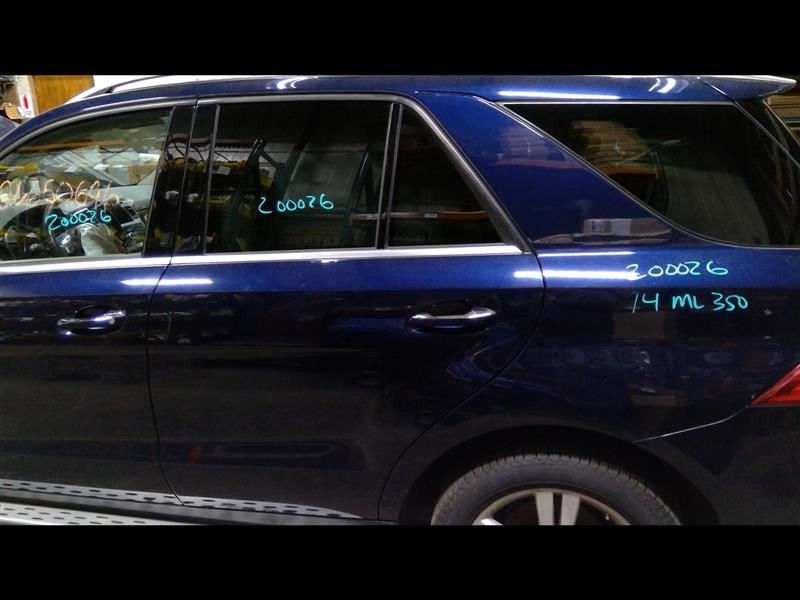 Driver Rear Side Door Blue 166 Type Fits 12-14 MERCEDES ML550 Paint Code 890