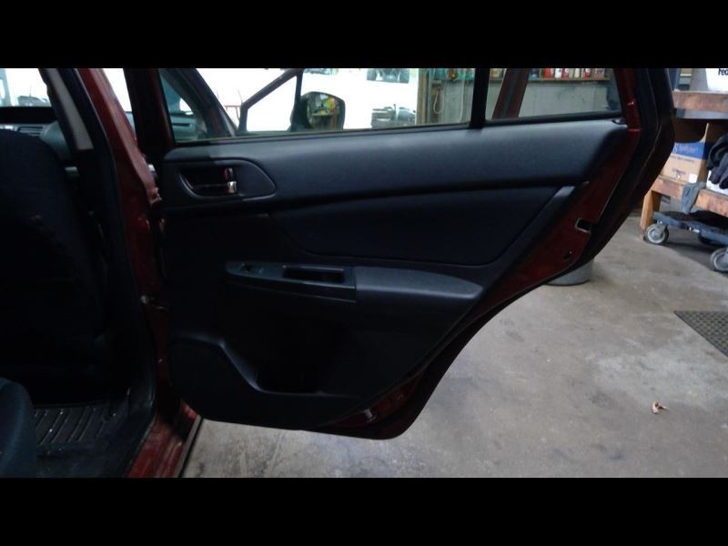 Door Card Trim Panel Passenger Rear Black Fits 2012 IMPREZA 1463224