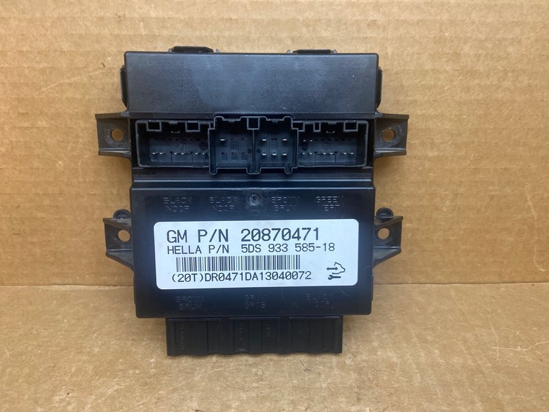 2007-2013 Silverado Sierra Escalade Heated Seat Memory Control Module 20870471