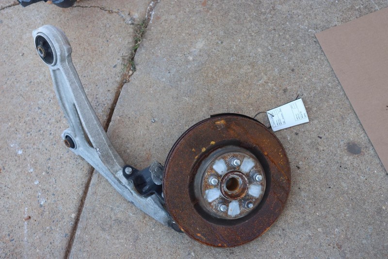 2013 INFINITI JX35 QX60 AWD FRONT RIGHT SPINDLE KNUCKLE HUB W/ CONTROL ARM OEM