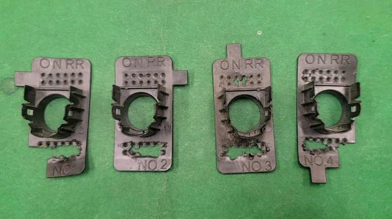 2020 2021 Kia Telluride Rear Bumper Parking Sensor Holder Brackets Cover OEM