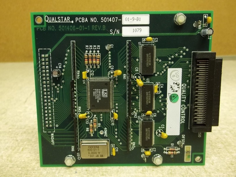 NEW Qualstar 501407-01-9-B1 PCBA 501406-01-1 Rev. B *FREE SHIPPING*