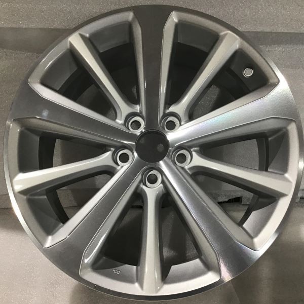 2008-2013 Toyota Highlander Wheel 19" 69548 Silver Machined 426114