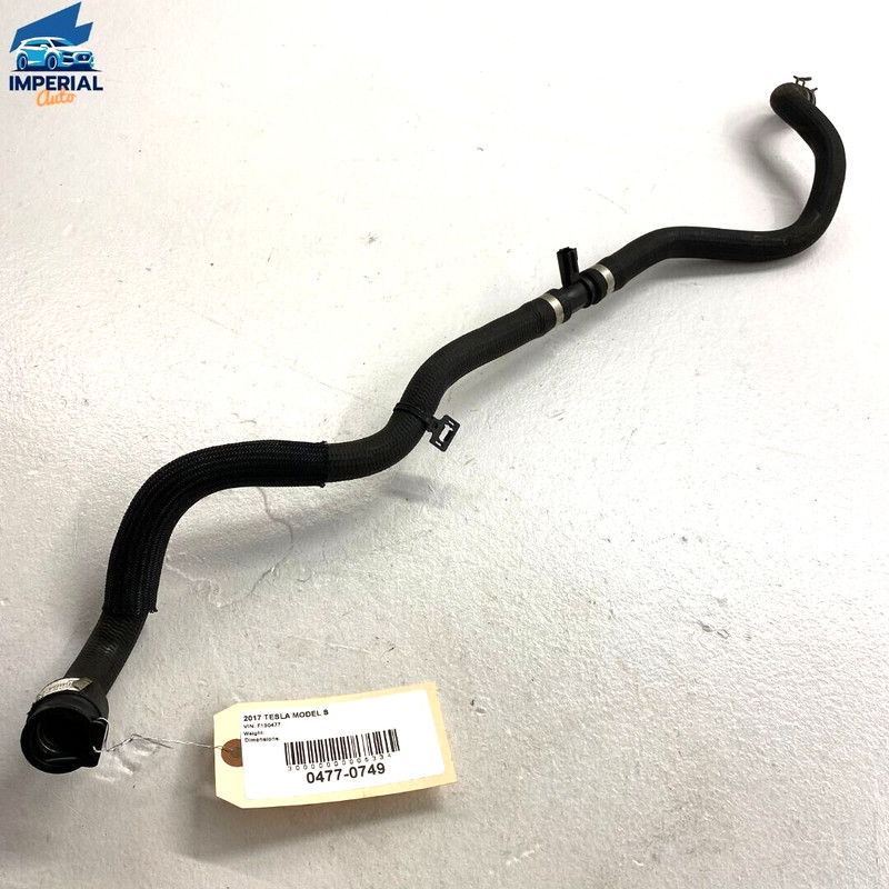 2017-2020 Tesla Model S Coolant Pump 1 to Rocker Hose Tube Pipe Line OEM