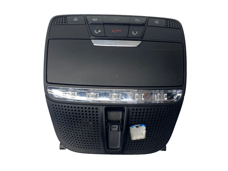 17-20 MERCEDES E400 E450 W213 FRONT OVERHEAD DOME LIGHT CONSOLE OEM #A0.60