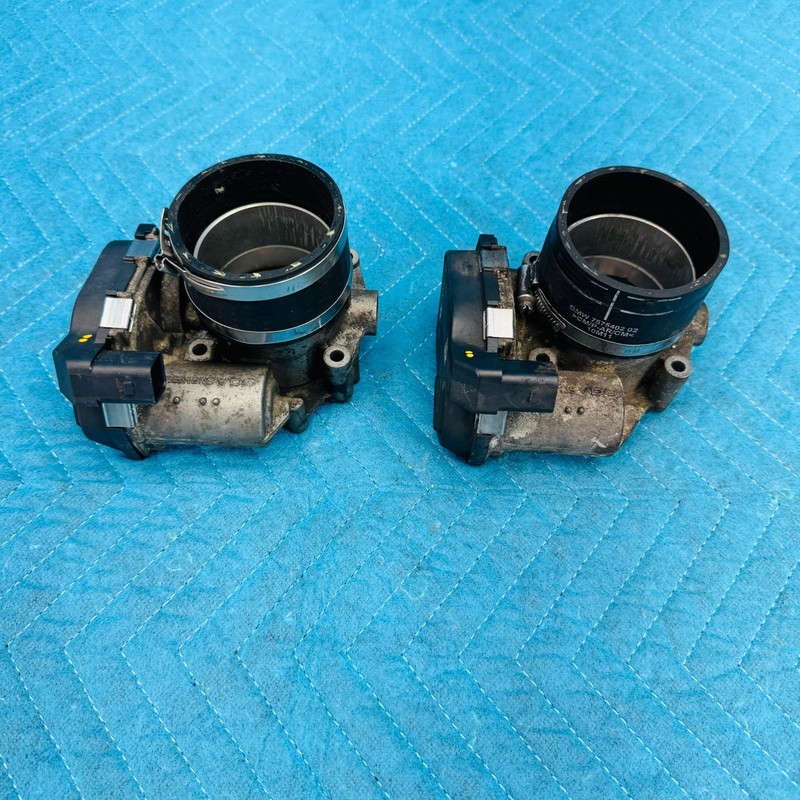 2012–2014 BMW 650i 4.4L V8 N63 Throttle Body Pair OEM 1354755594403